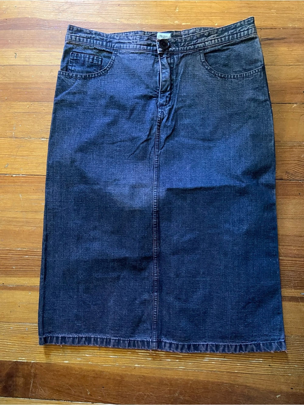 Marc Jacobs Denim Button Detail in Blue and Pink